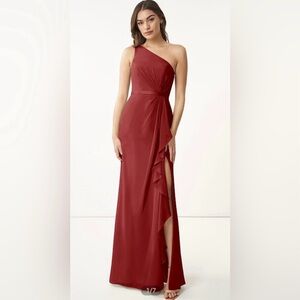 Azazie Liza - Rust Bridesmaid dress